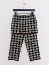 YANYAN KNITS 25 Spring/Summer Mini Skirt and Floral Pants YYK-YYW25-0281-HB Black and White